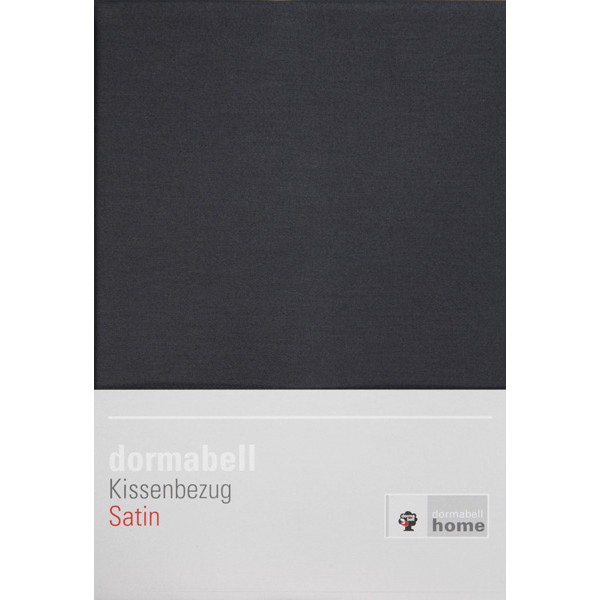 dormabell Satin Kissenbezug Anthrazit