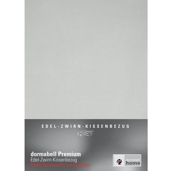 dormabell Premium Jersey Kissenbezug Silber