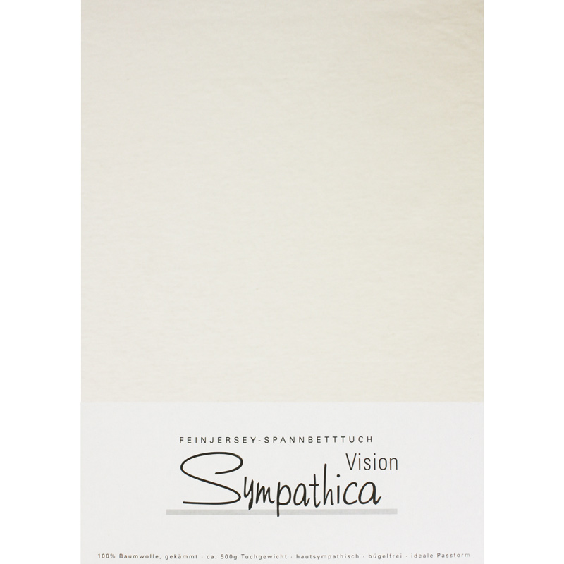 Sympathica Vision Jersey Bettlaken Beige